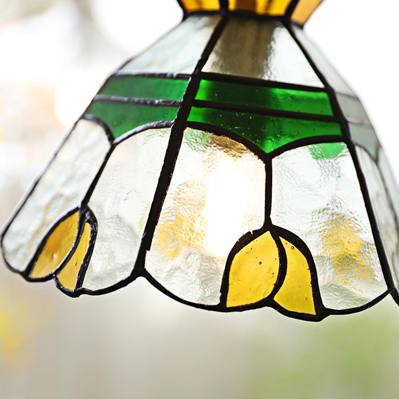 Eldine Stained Glass Pendant Light - Letslighting