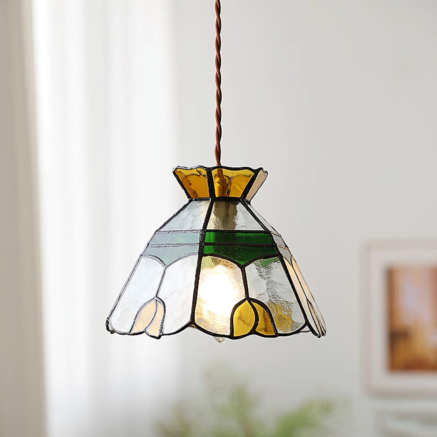 Eldine Stained Glass Pendant Light - Letslighting