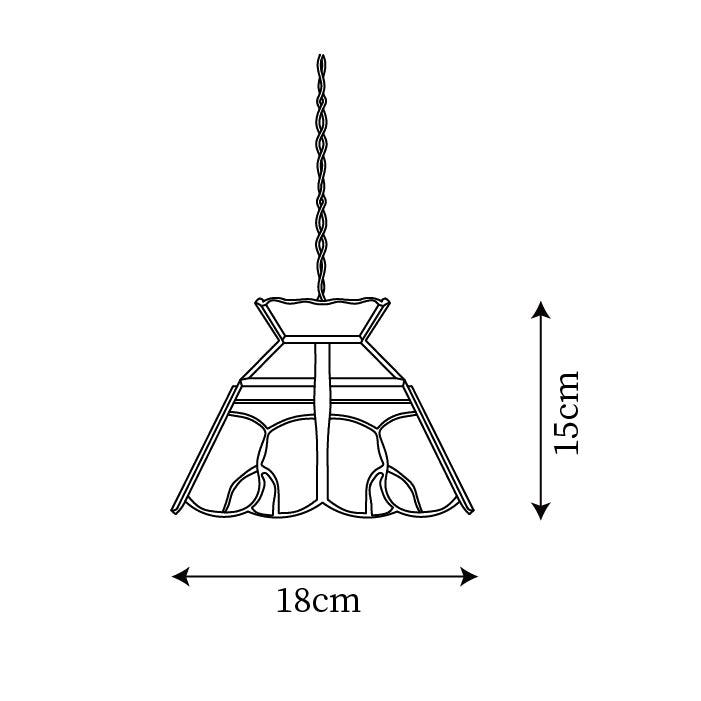 Eldine Stained Glass Pendant Light - Letslighting