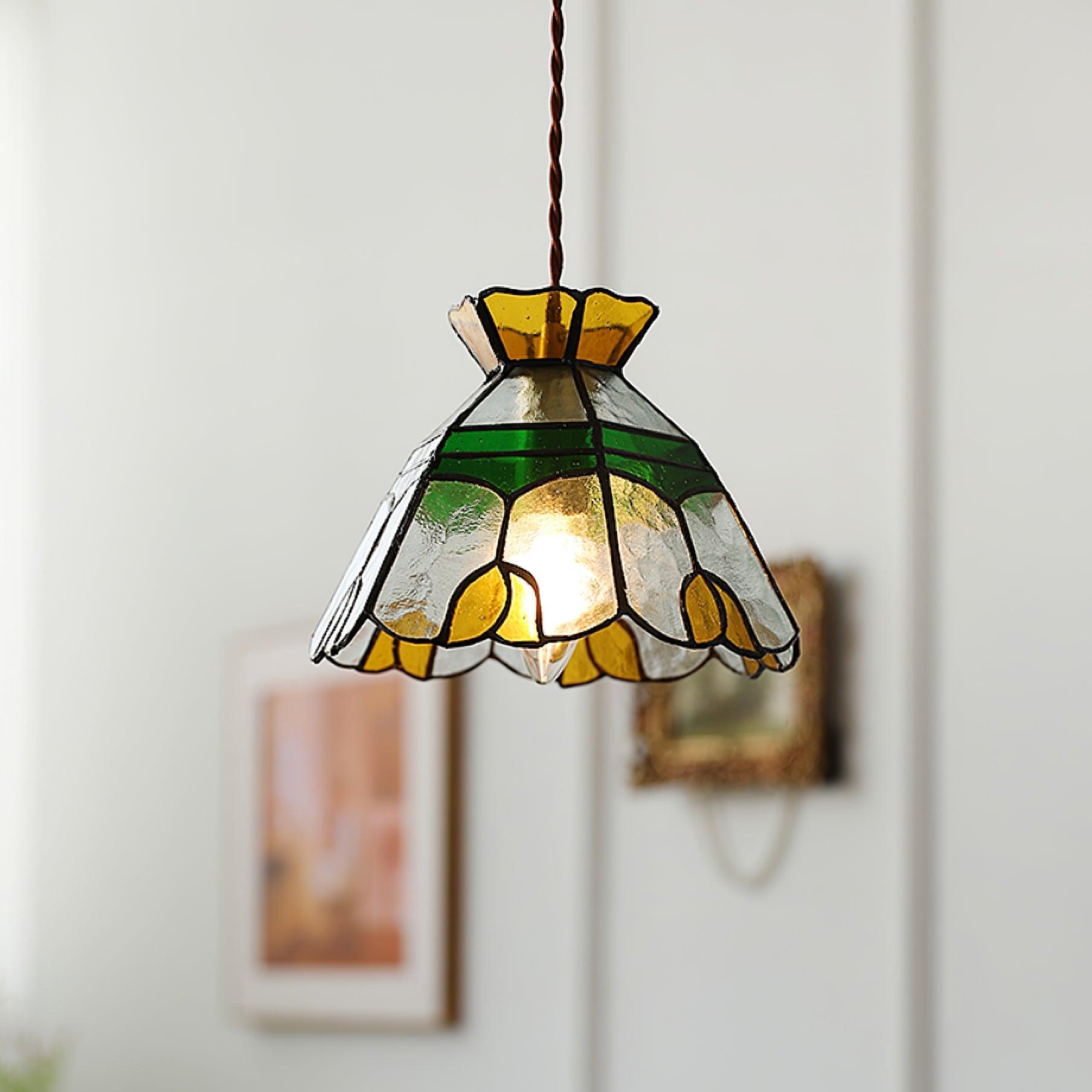 Eldine Stained Glass Pendant Light - Letslighting