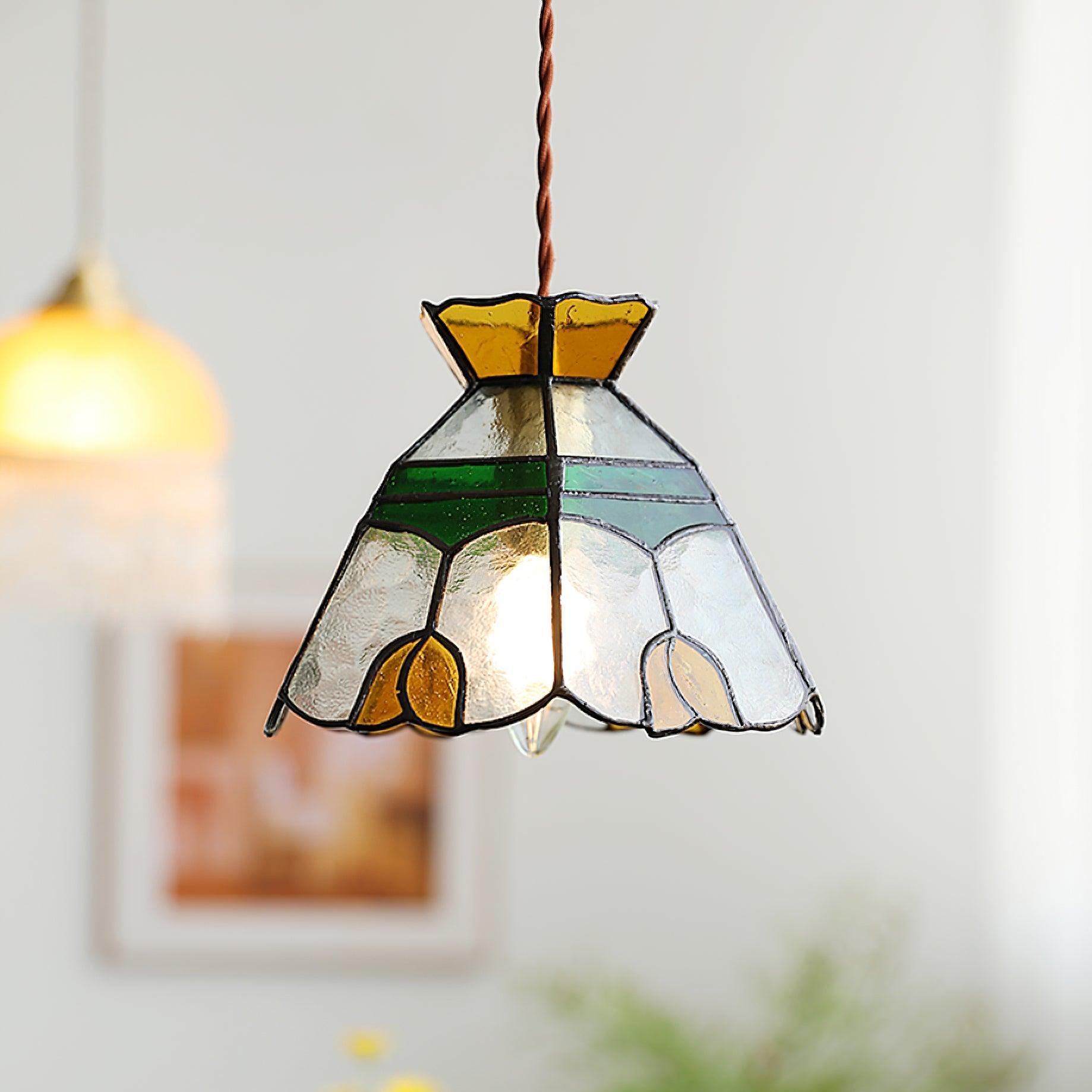 Eldine Stained Glass Pendant Light - Letslighting
