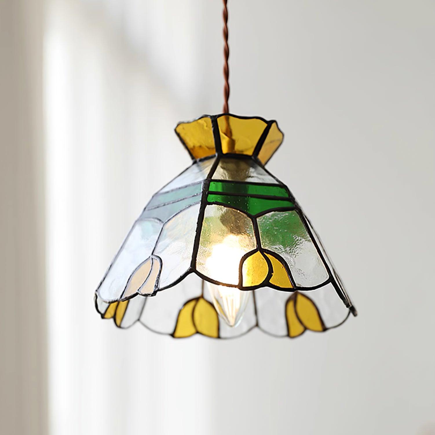 Eldine Stained Glass Pendant Light - Letslighting