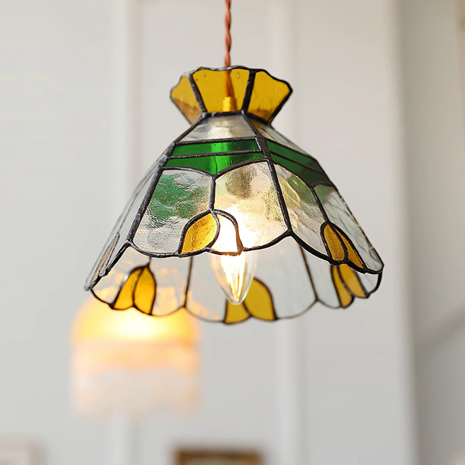 Eldine Stained Glass Pendant Light - Letslighting