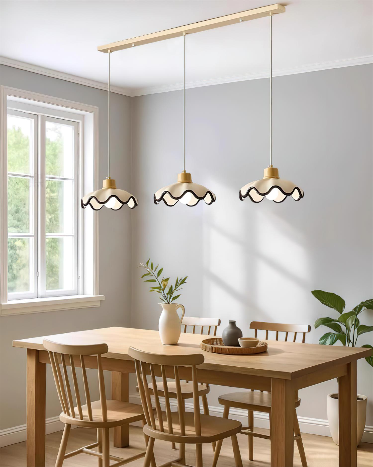 Tilda Pendant Lamp Cheerful Scalloped Whimsy - Letslighting
