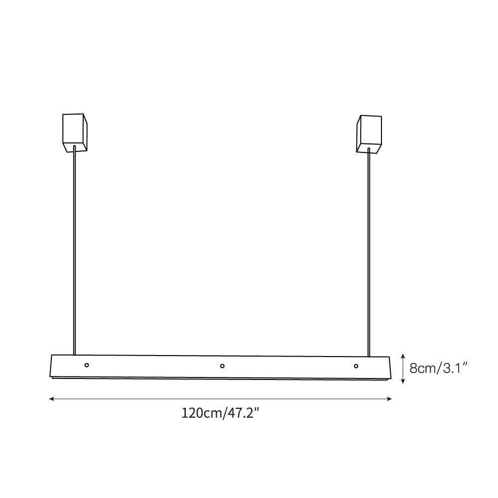 Culorara Modern Minimalist Linear Pendant Lamp - Letslighting