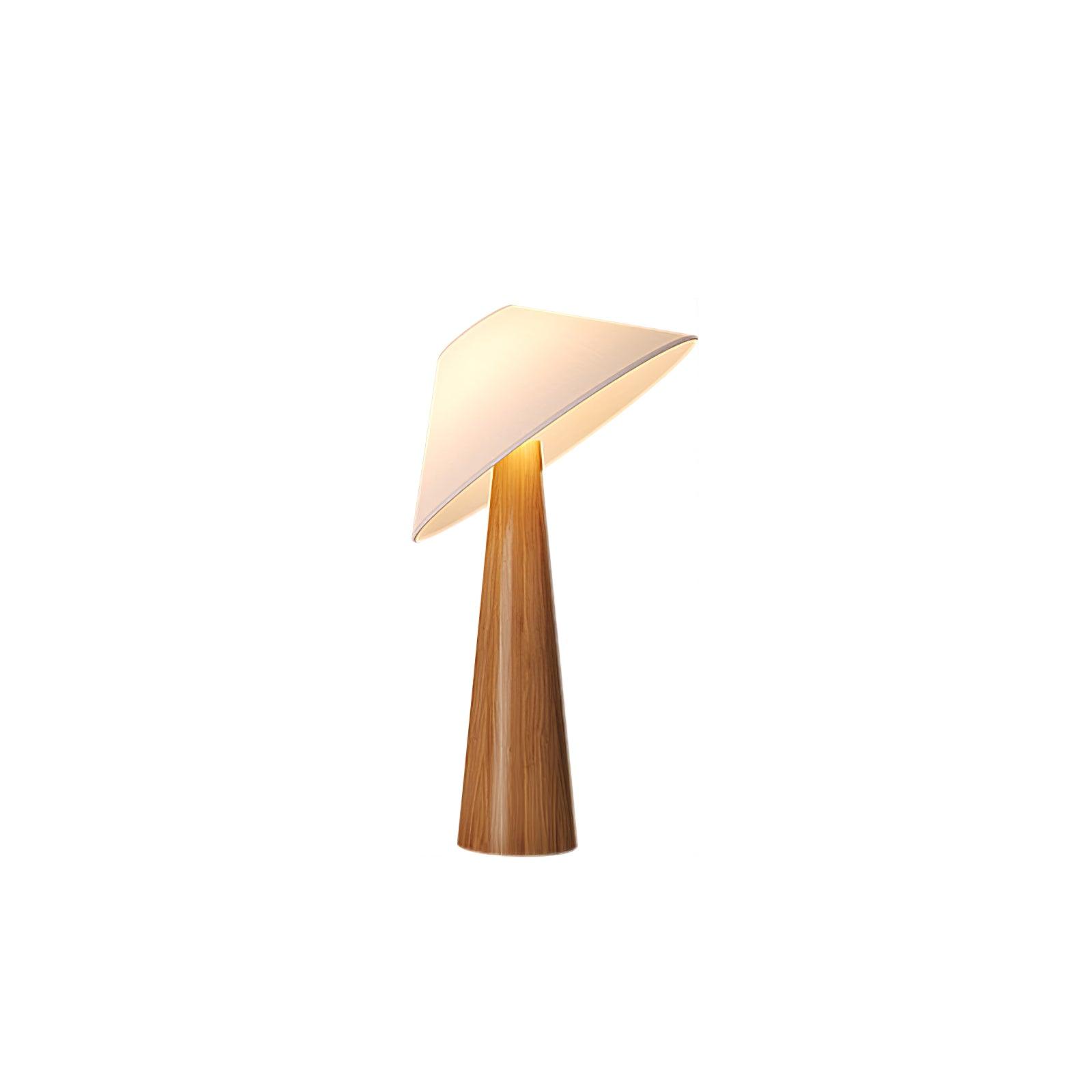 Vosile Sculptural Wood Table Lamp - Letslighting