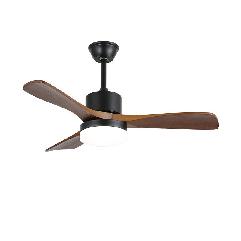 Darian Minimalist Wood Ceiling Fan Light - Letslighting