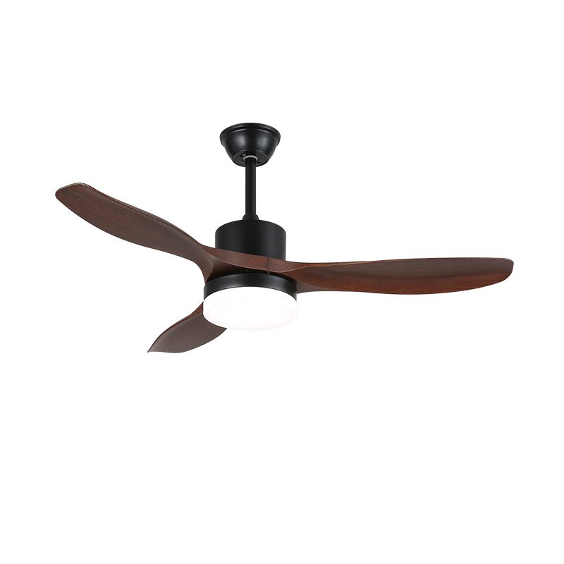 Darian Minimalist Wood Ceiling Fan Light - Letslighting