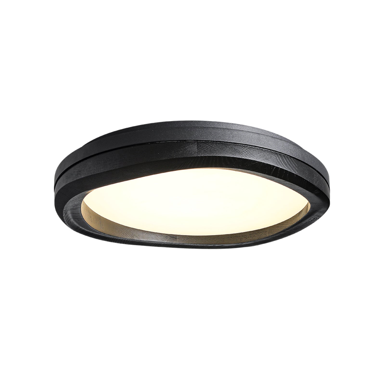 Artalis Walnut Wood Flush Mount - Letslighting