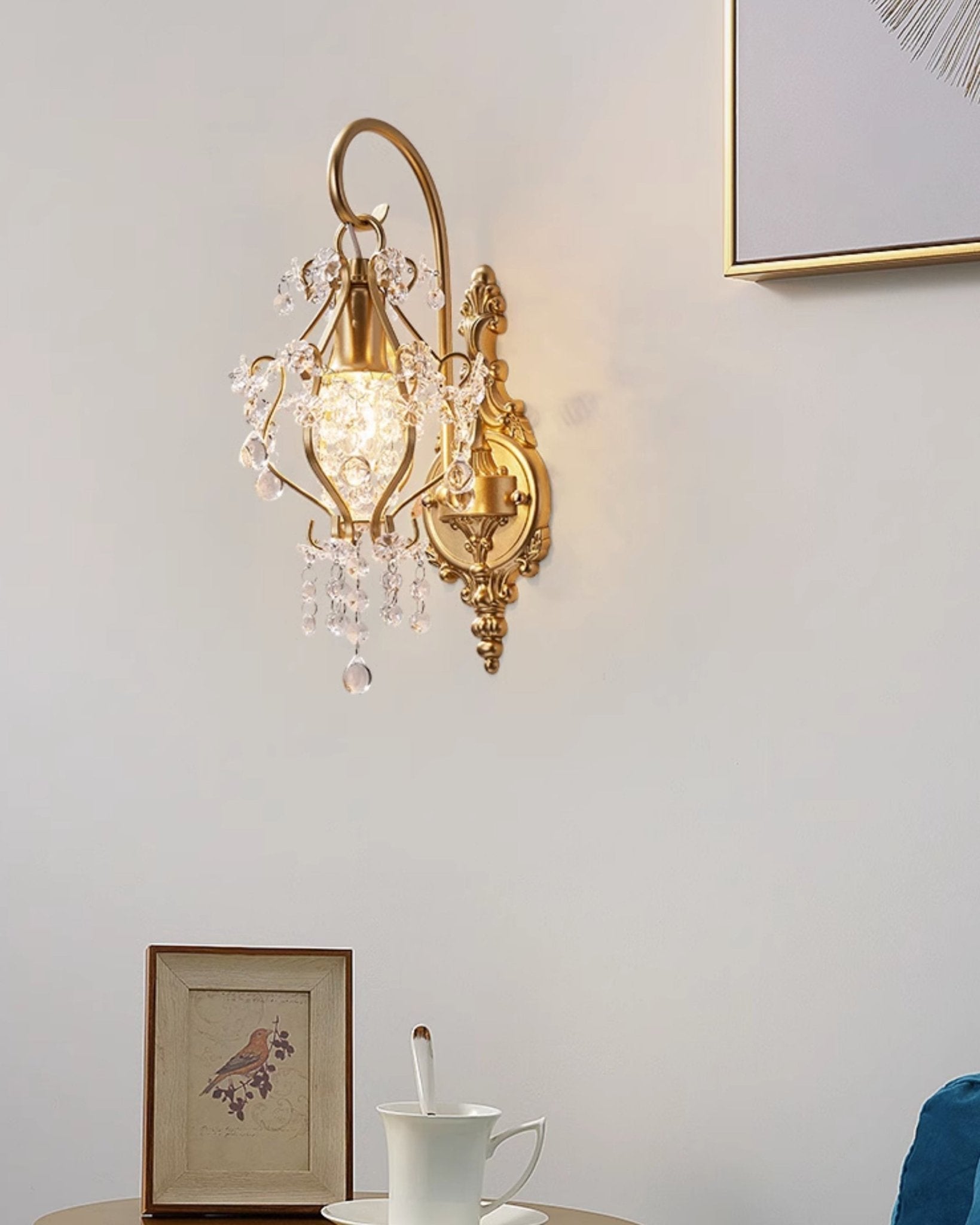 Gwynne Postmodern Luxury Crystal Wall Lamp - Letslighting