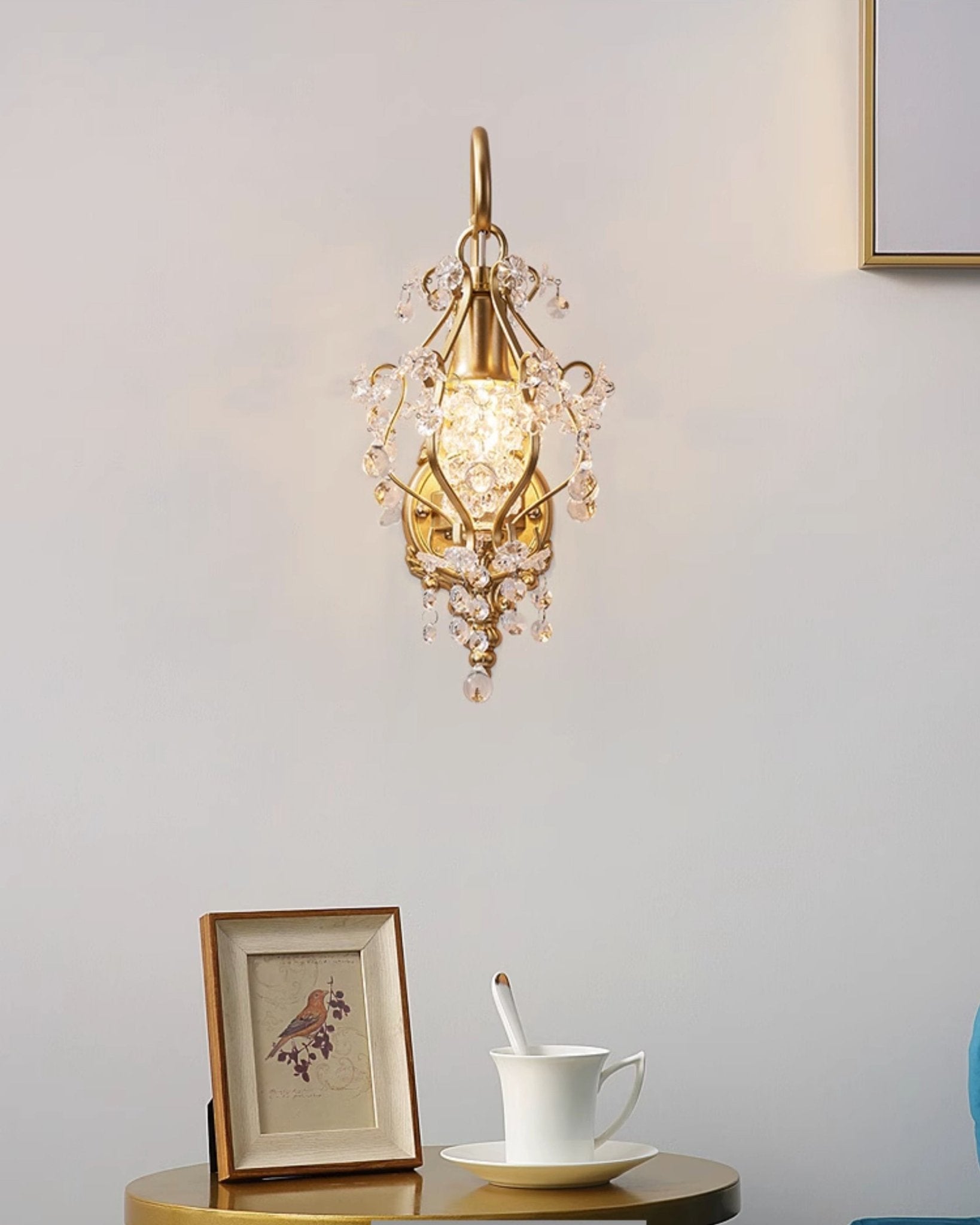 Gwynne Postmodern Luxury Crystal Wall Lamp - Letslighting