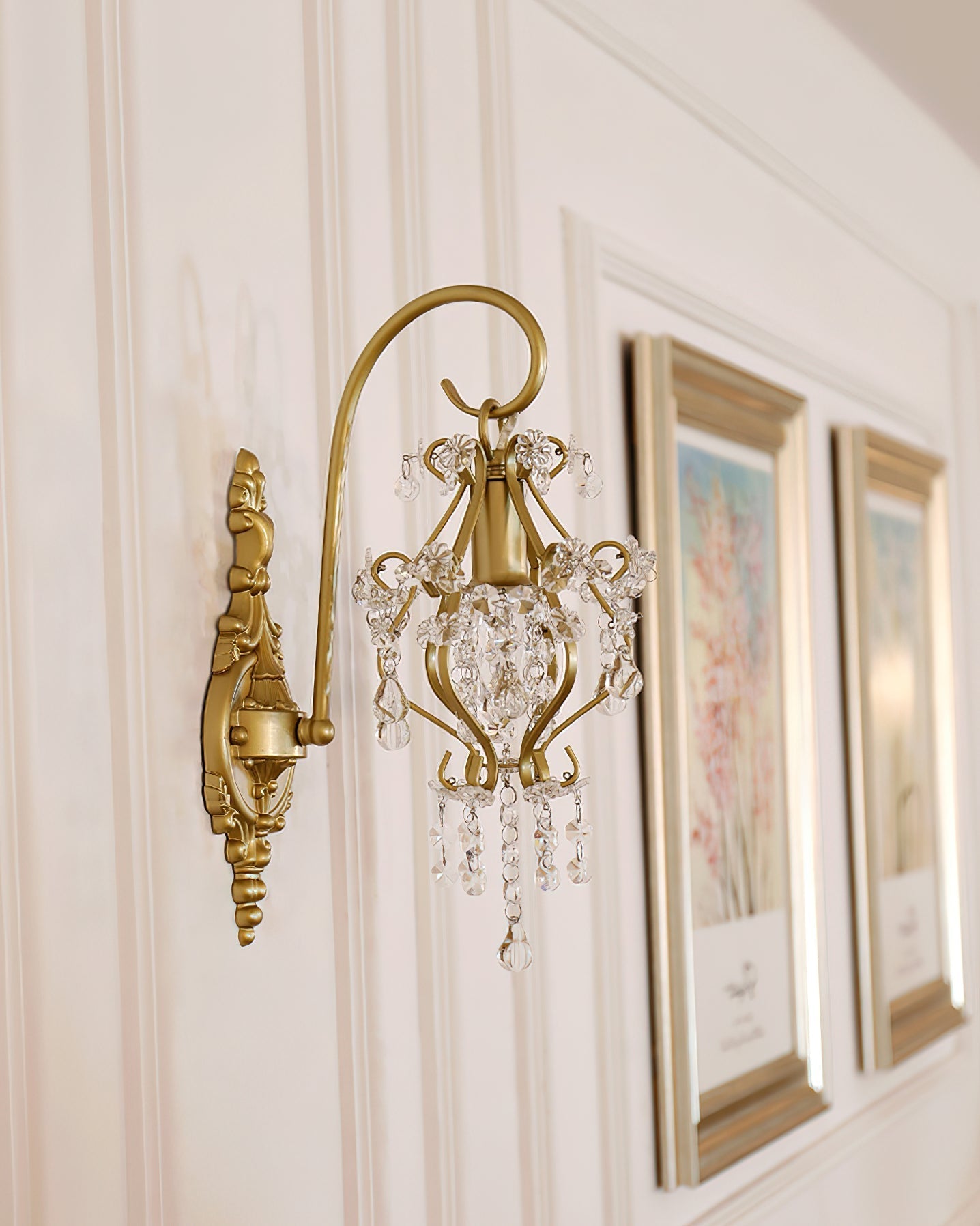 Gwynne Postmodern Luxury Crystal Wall Lamp - Letslighting