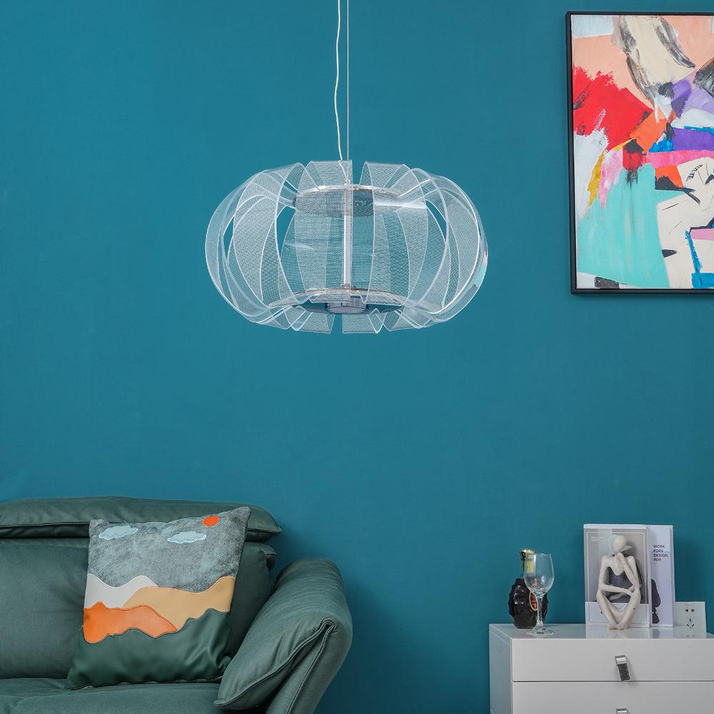 Zorina Steel Acrylic Pendant Light - Letslighting