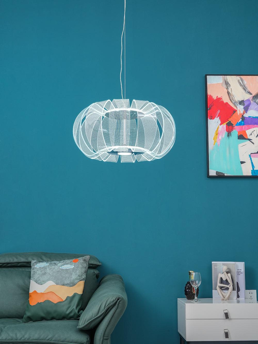 Zorina Steel Acrylic Pendant Light - Letslighting