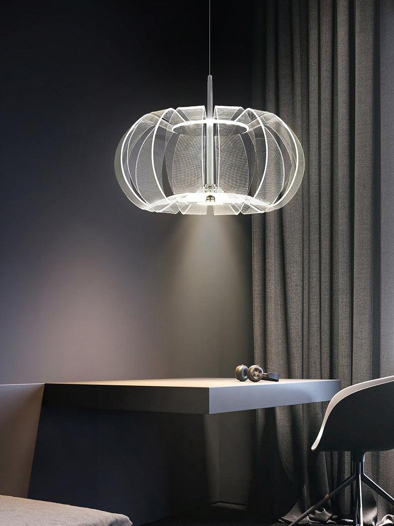 Zorina Steel Acrylic Pendant Light - Letslighting