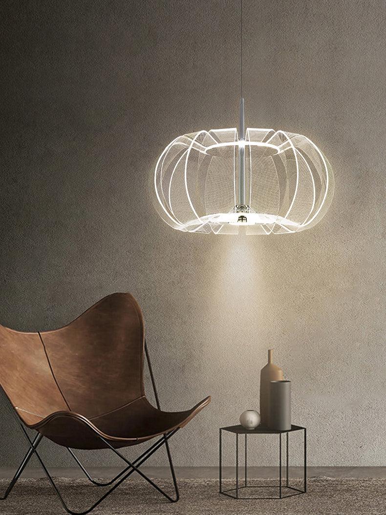 Zorina Steel Acrylic Pendant Light - Letslighting