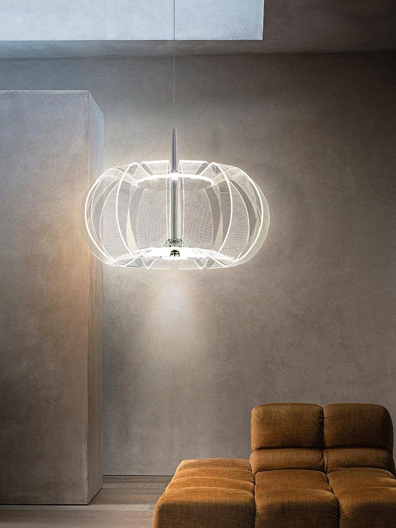 Zorina Steel Acrylic Pendant Light - Letslighting