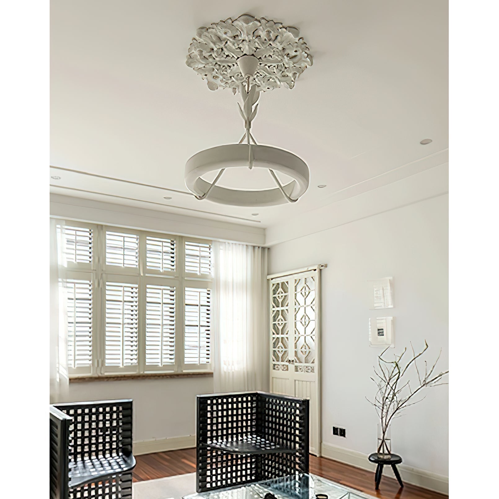 Zevinora Modern Minimalist Plaster Plastic Chandelier - Letslighting