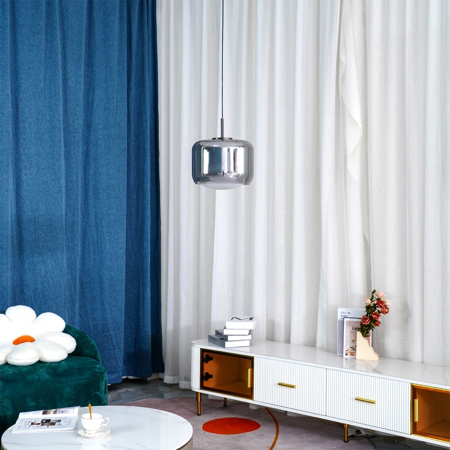 Vella Modern Glass Pendant Lamp - Letslighting