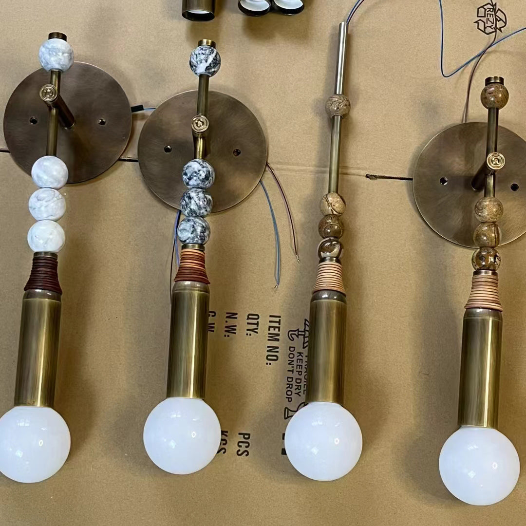 Roma Vintage Wall Lamp Marble - Letslighting