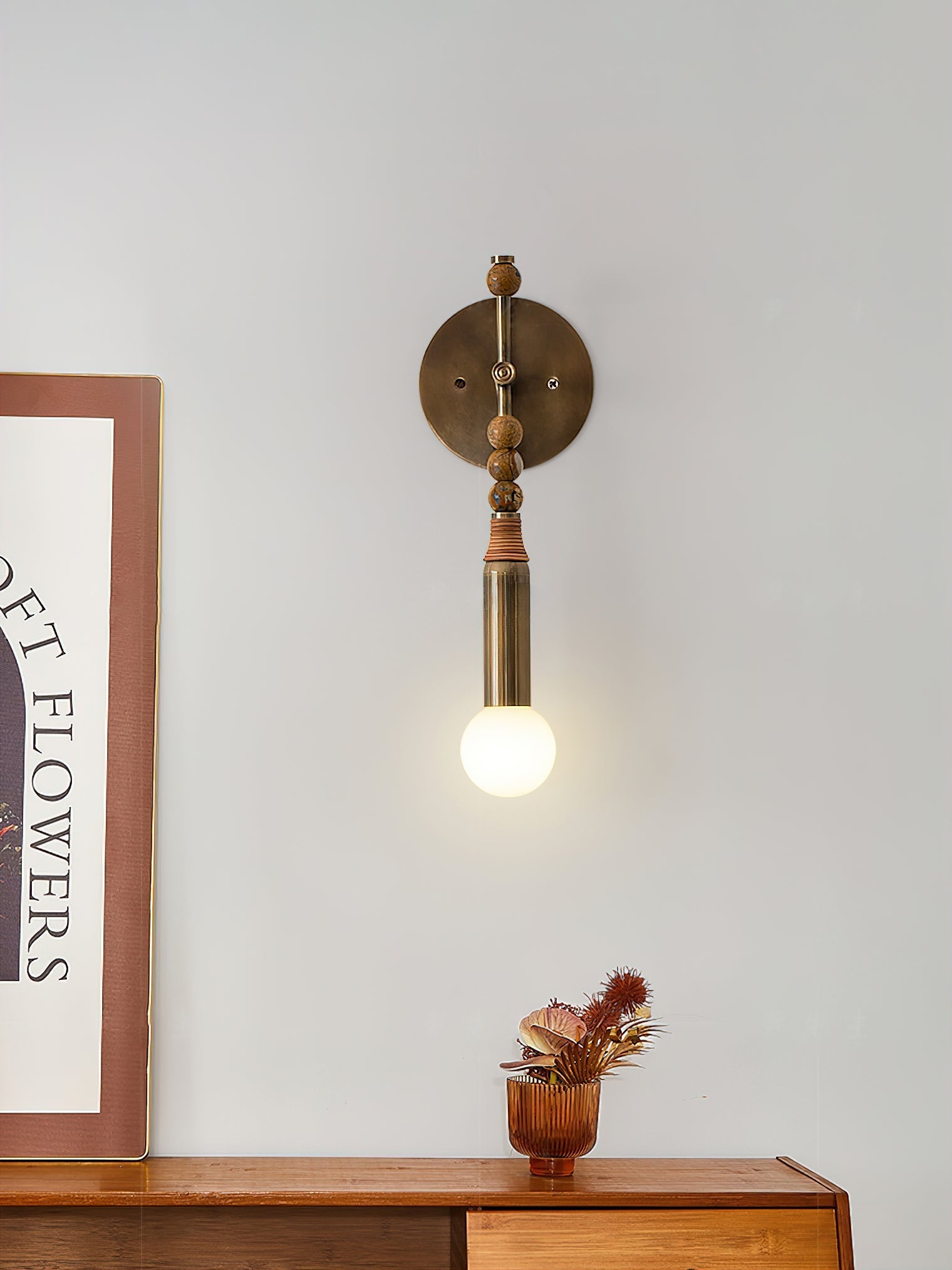 Nicole Modern Minimalist Marble Wall Lamp - Letslighting