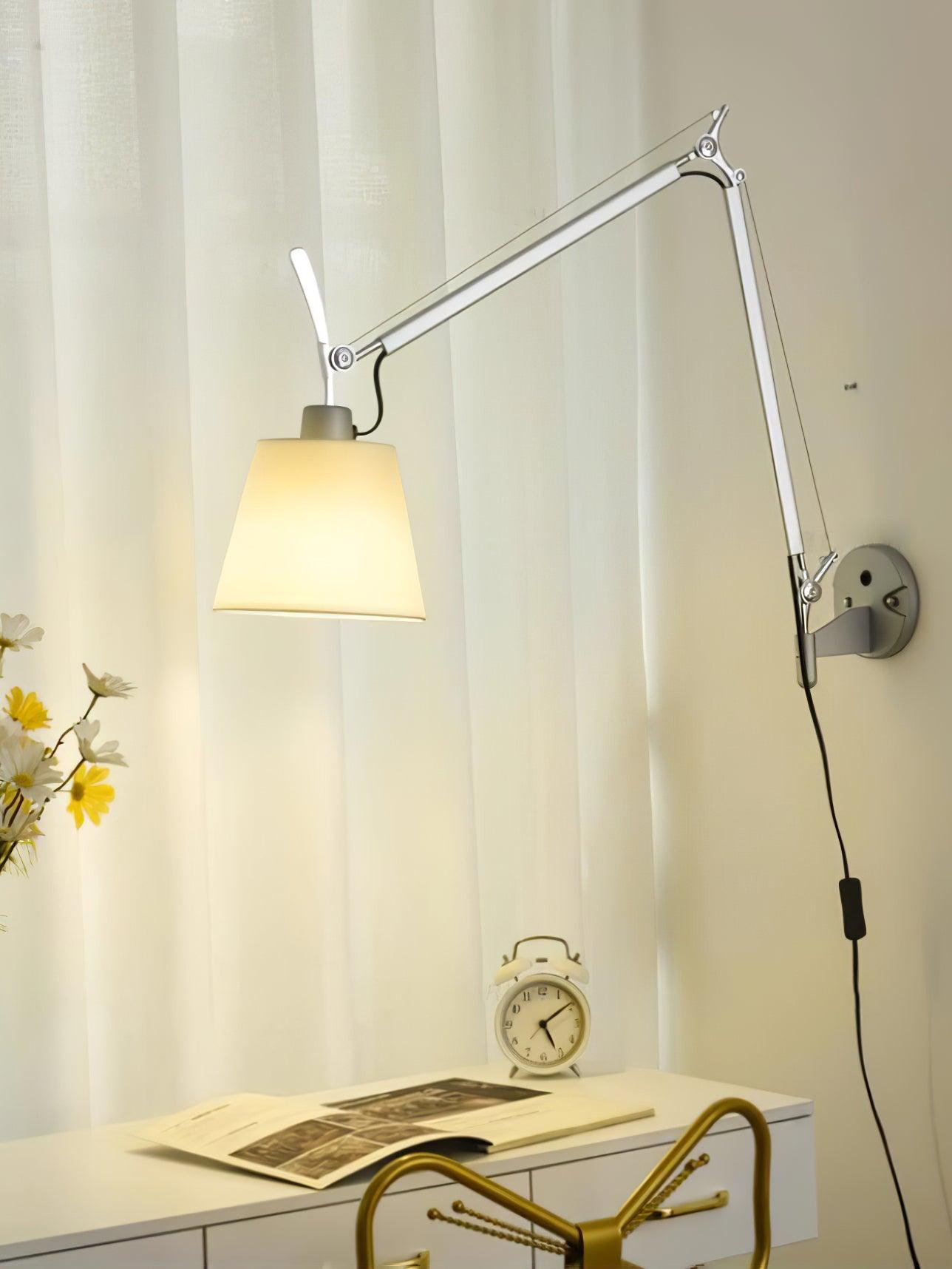 Elvinir Rocker Modern Design Fabric Wall Lamp - Letslighting