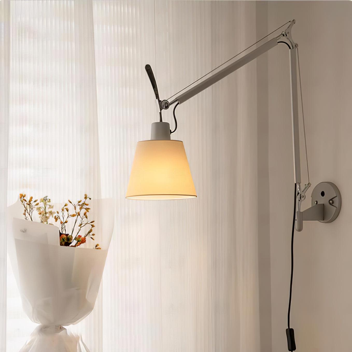 Elvinir Rocker Modern Design Fabric Wall Lamp - Letslighting