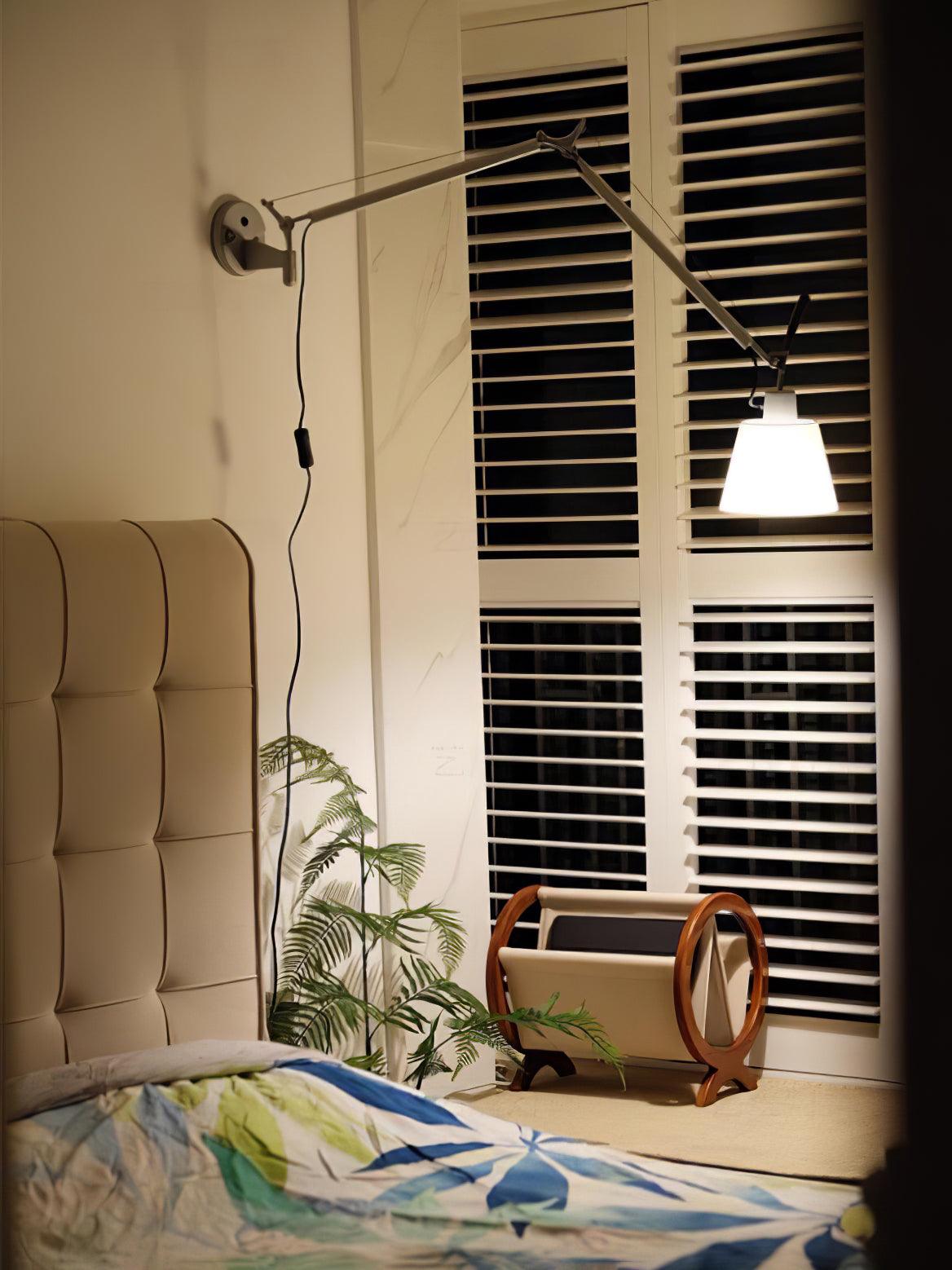 Elvinir Rocker Modern Design Fabric Wall Lamp - Letslighting
