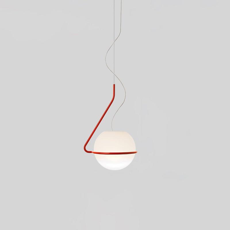 Circular Minimalist Glass Pendant Lamp - Letslighting