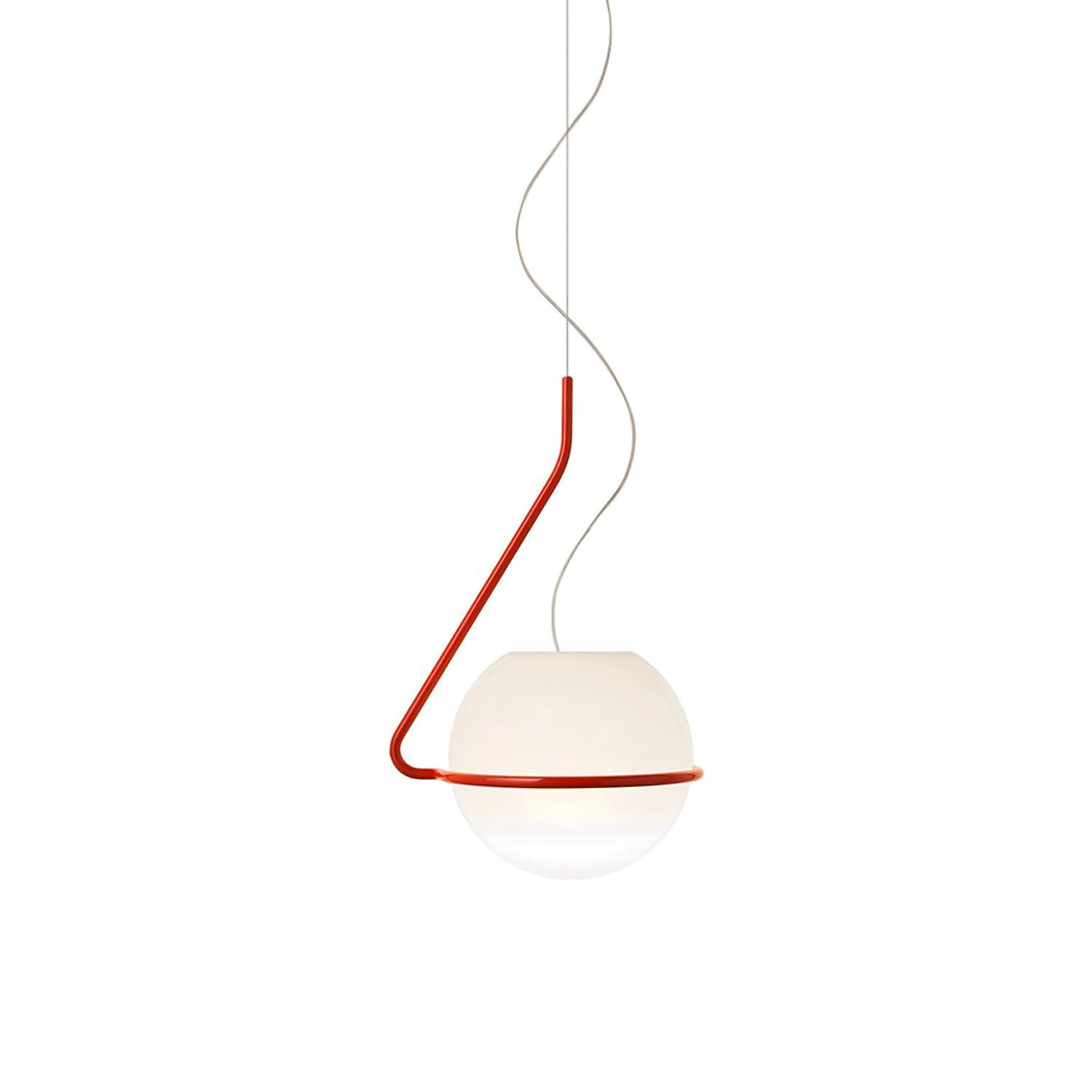 Circular Minimalist Glass Pendant Lamp - Letslighting