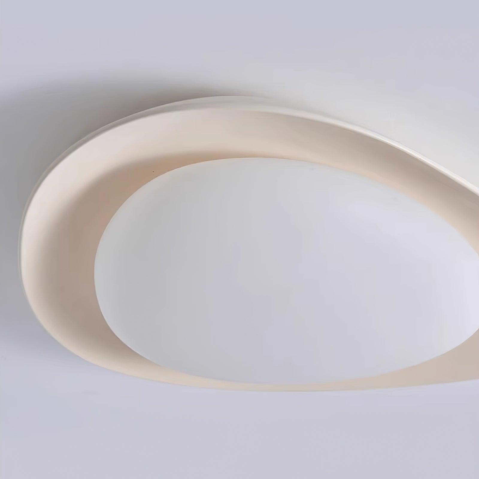 Aria Ceiling Lamp Green&Beige Pebble Shape - Letslighting