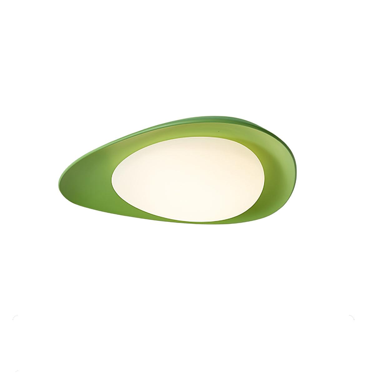 Aria Ceiling Lamp Green&Beige Pebble Shape - Letslighting