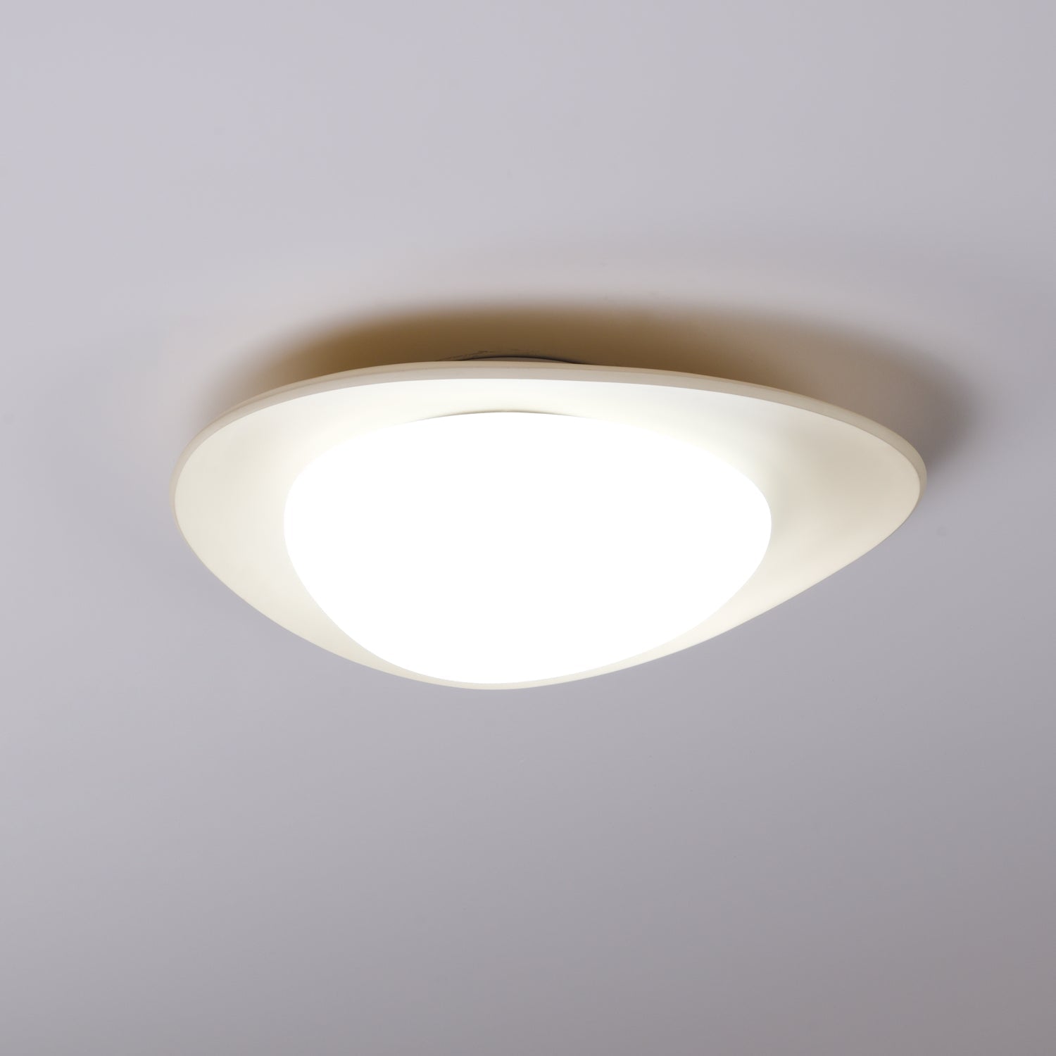 Aria Ceiling Lamp Green&Beige Pebble Shape - Letslighting