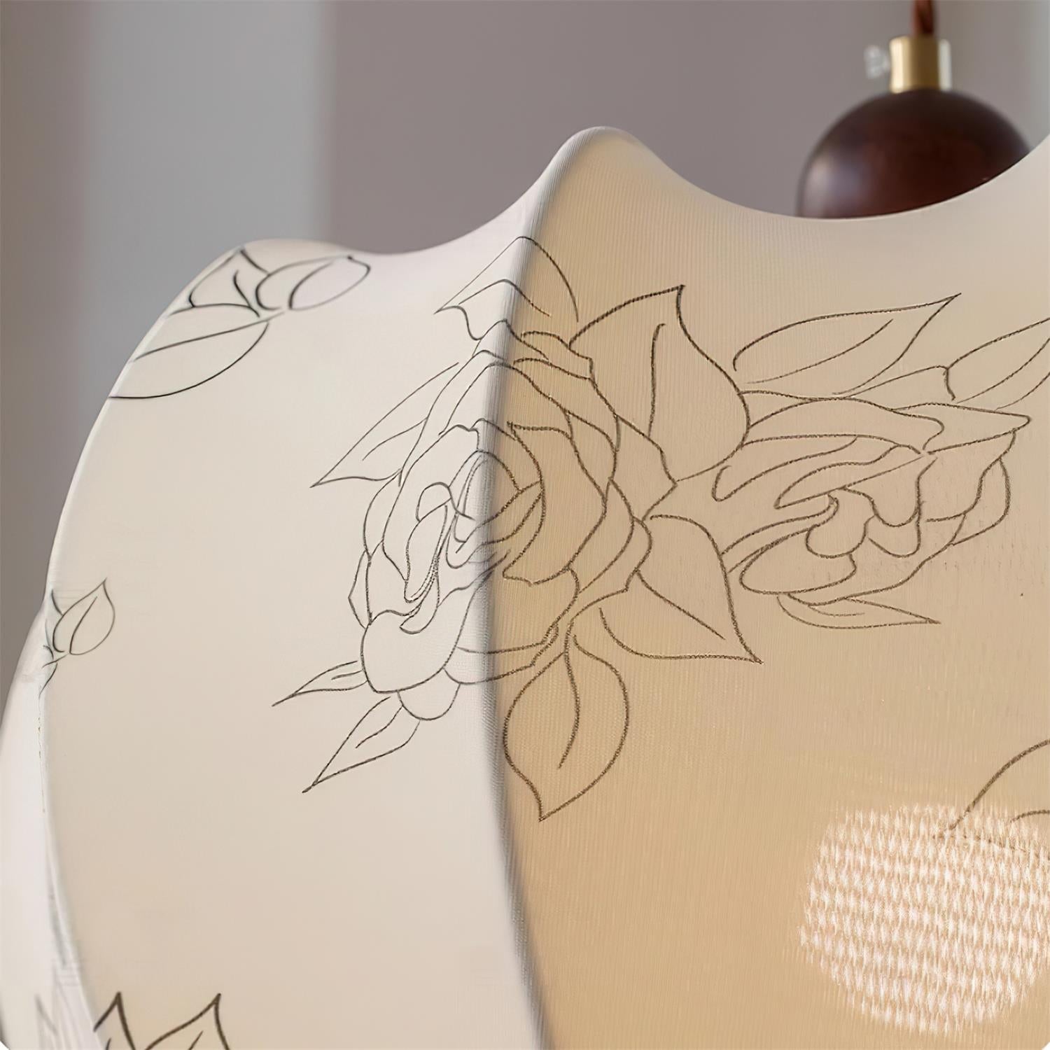 Tonio Pendant Lamp Floral Curved Elegant - Letslighting