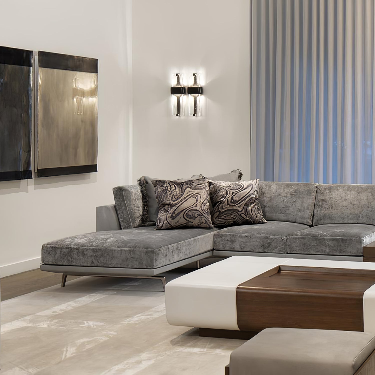 Ilmara Premium Nordic Art Glass Wall Lamp - Letslighting