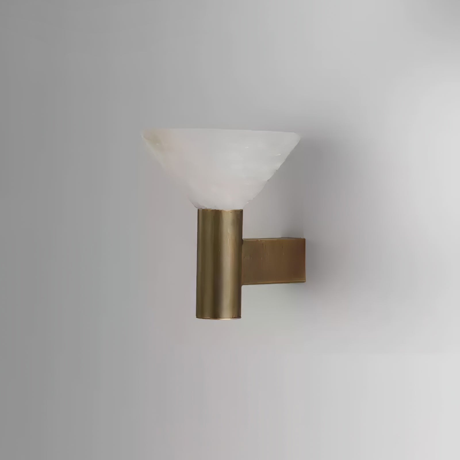 Eurnoria Cone Alabaster Wall Light - Letslighting