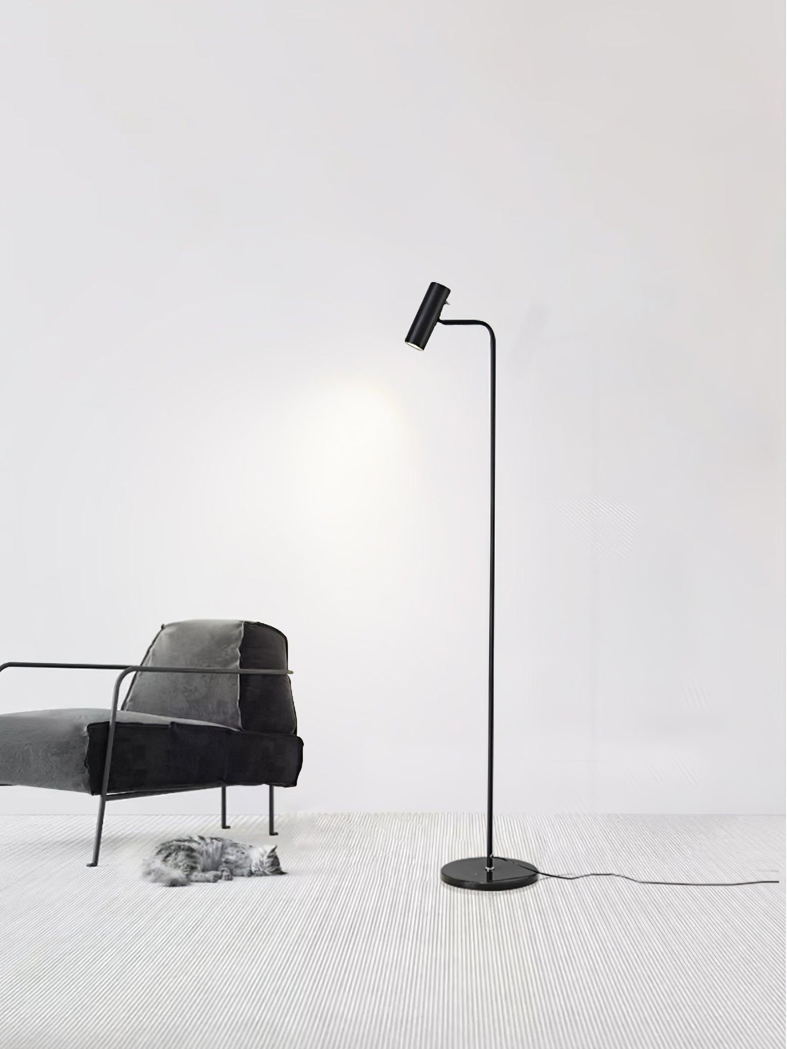 Orine Brass Industrial Floor Lamp - Letslighting