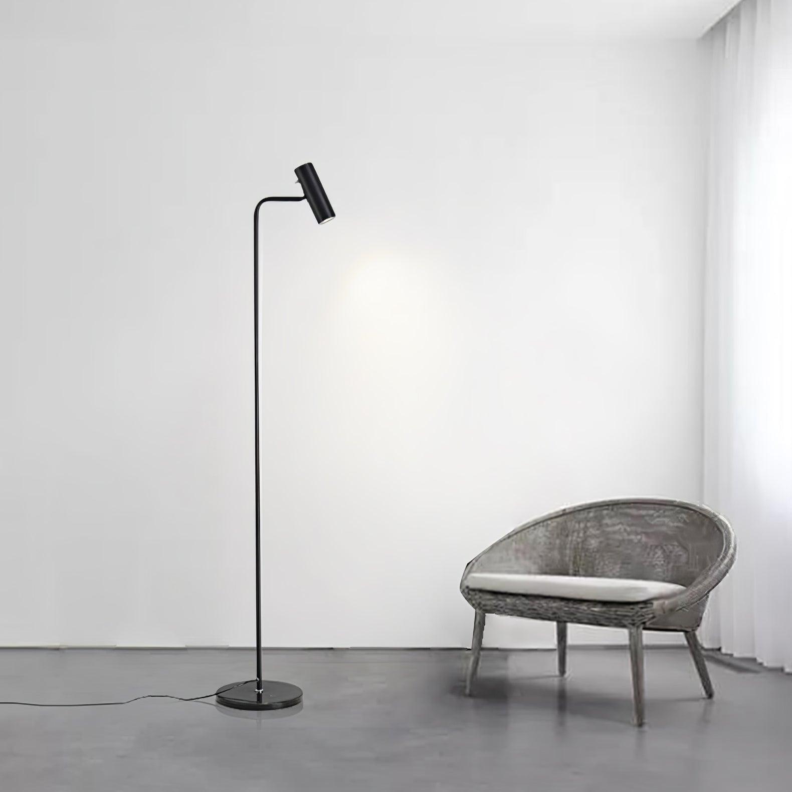 Orine Brass Industrial Floor Lamp - Letslighting