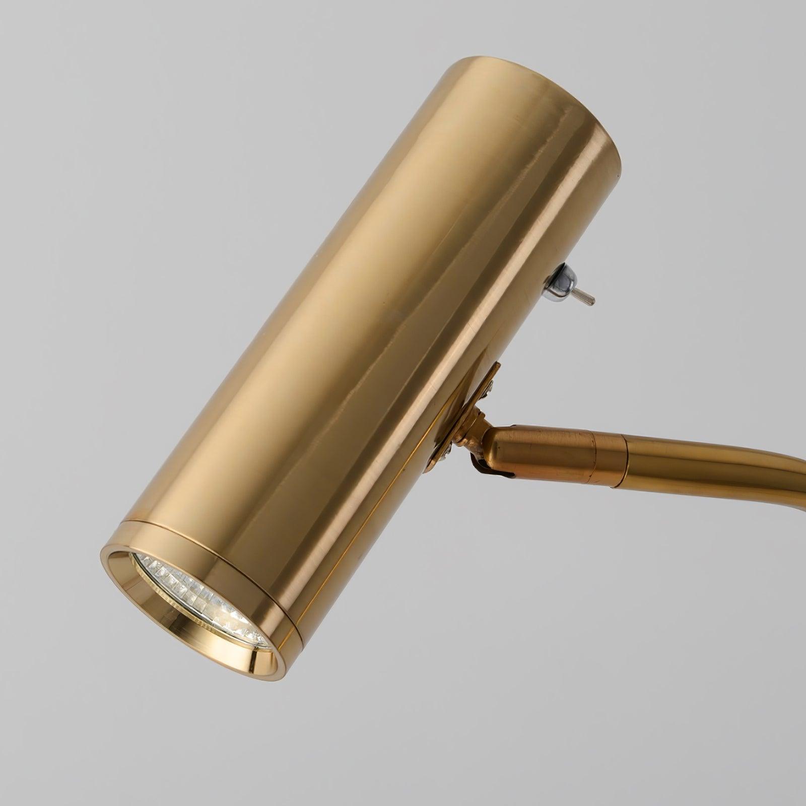 Orine Brass Industrial Floor Lamp - Letslighting
