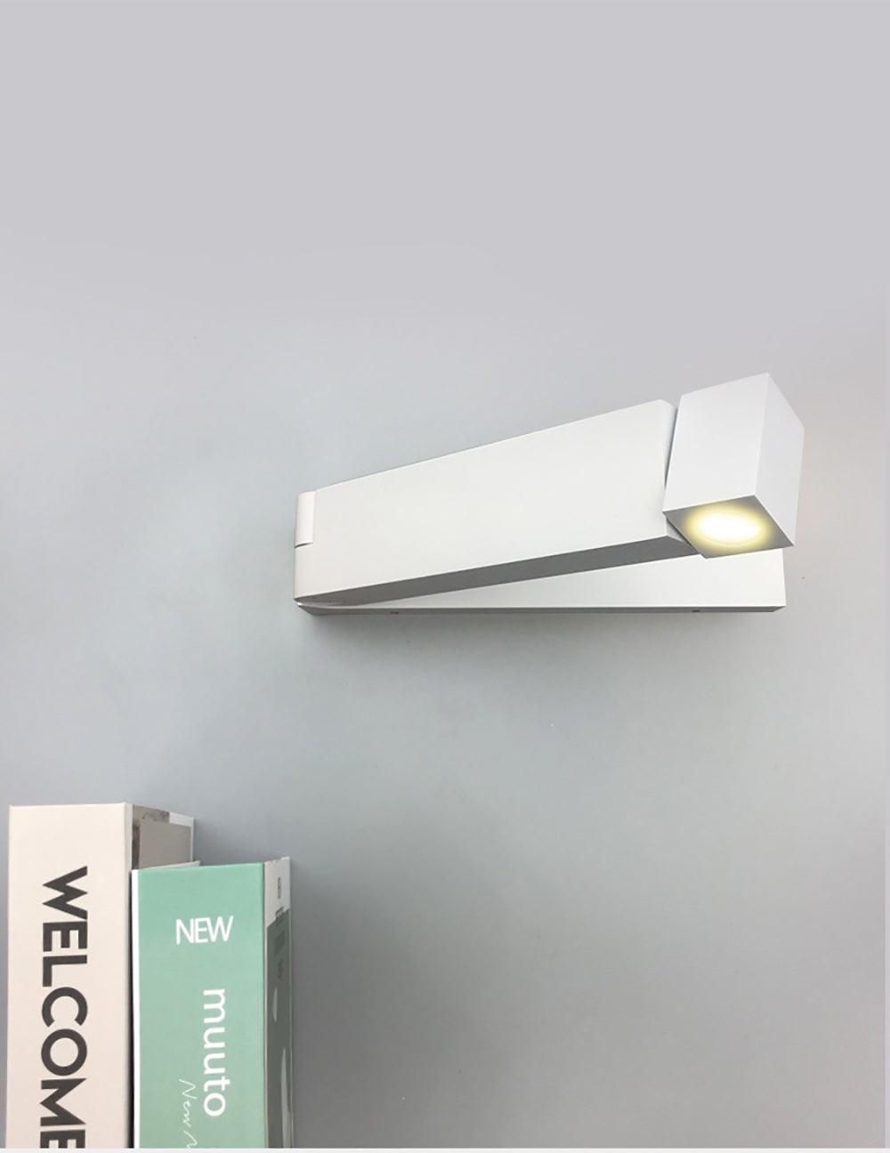 Phase LED Modern Minimalist Bedside Bedroom Wall Light - Letslighting