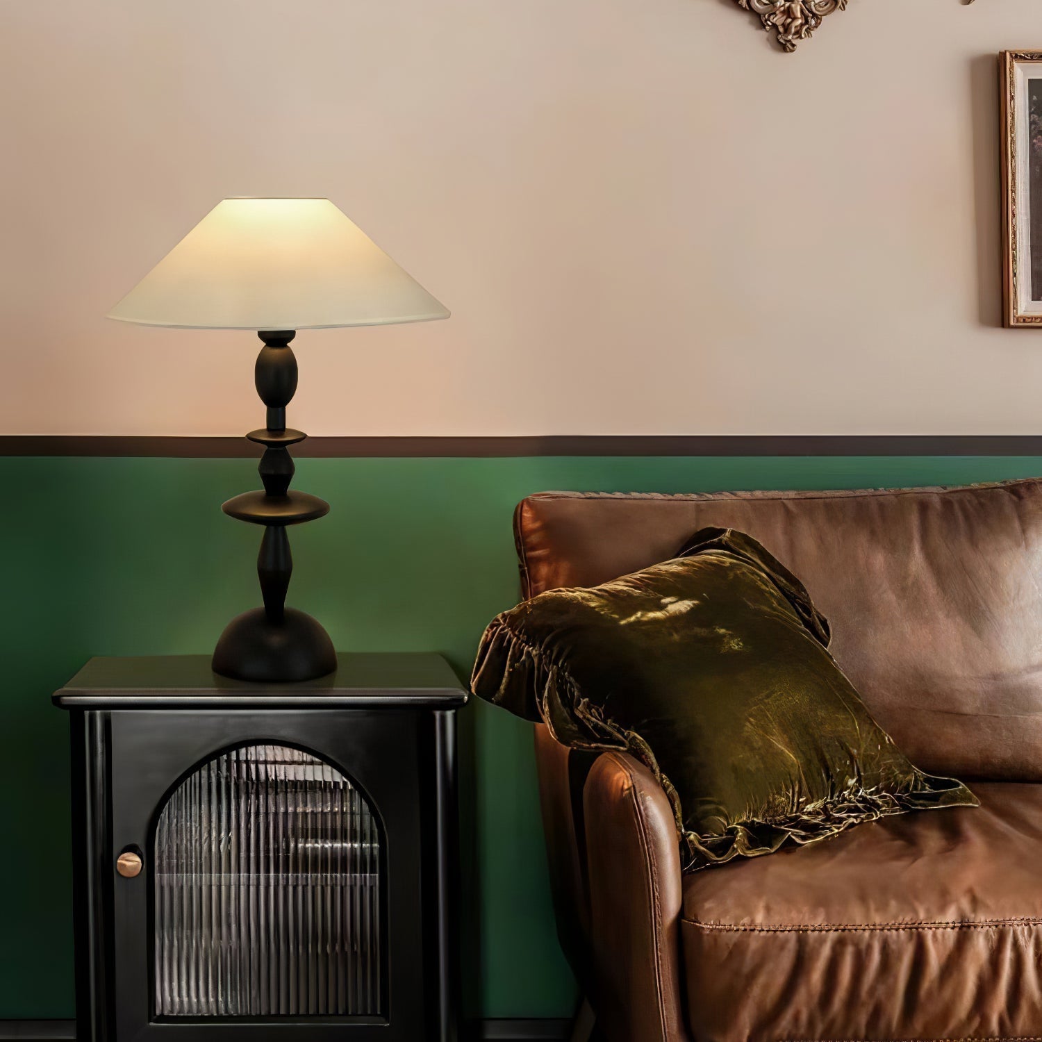 Verose Wood Fabric Table Lamp - Letslighting