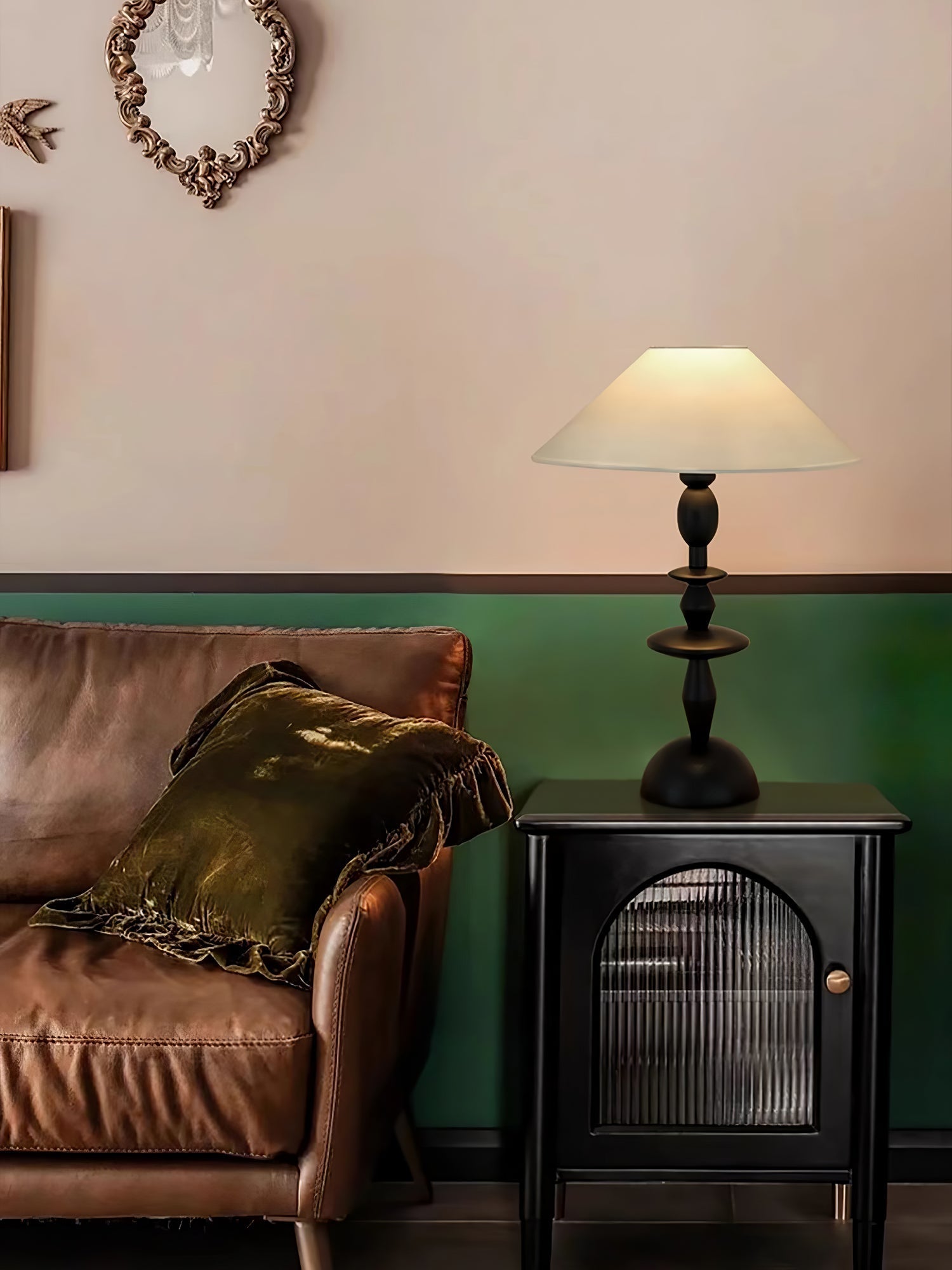 Verose Wood Fabric Table Lamp - Letslighting