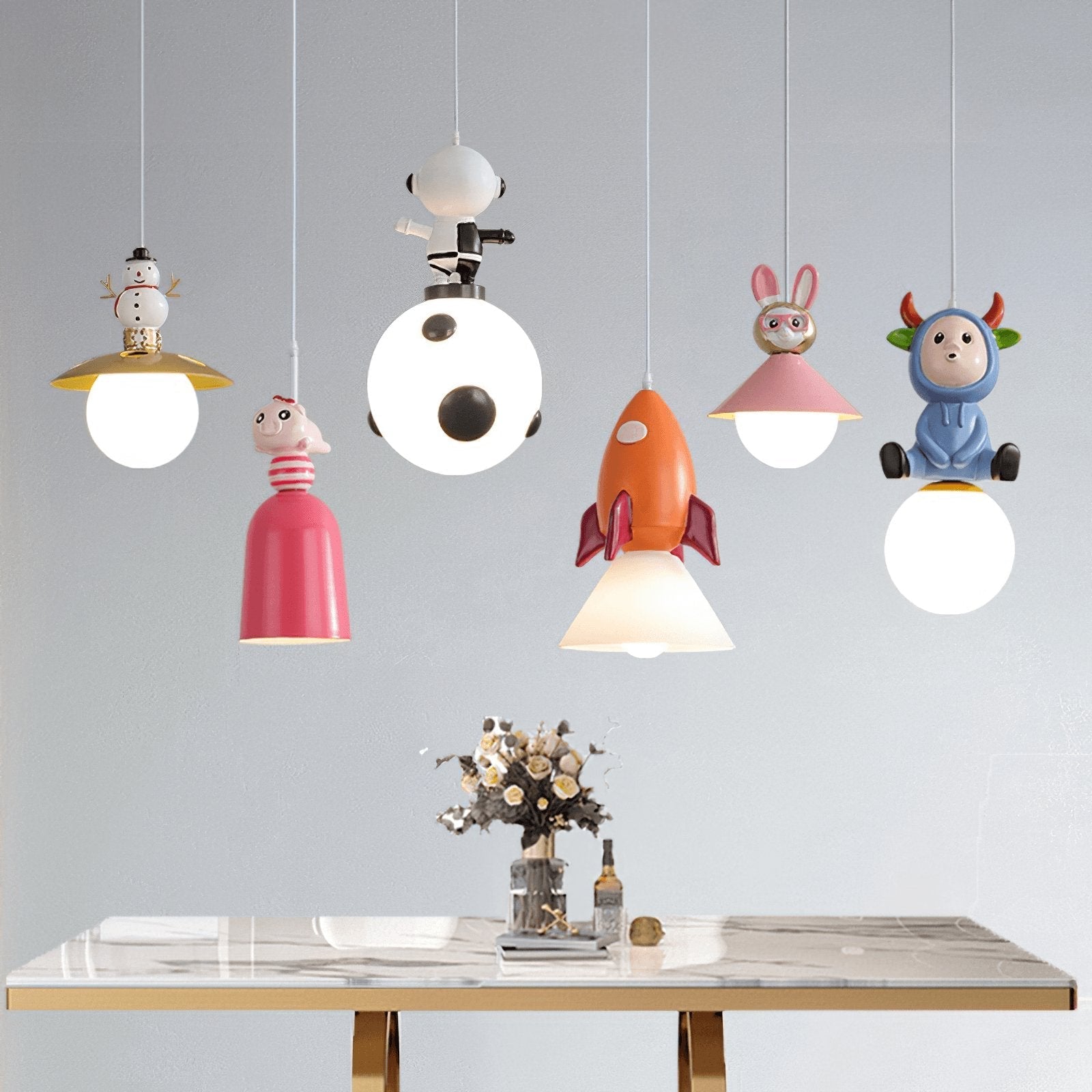 Orabella Resin Whimsical Pendant Lights - Letslighting