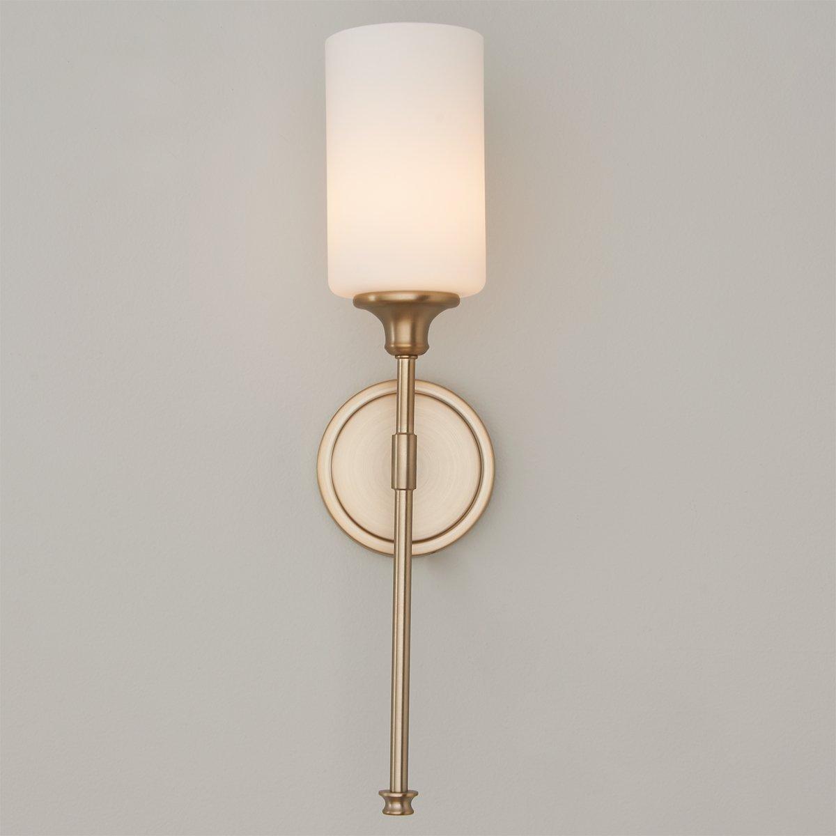 Tracie Vintage Industrial Brass Glass Wall Lamp - Letslighting
