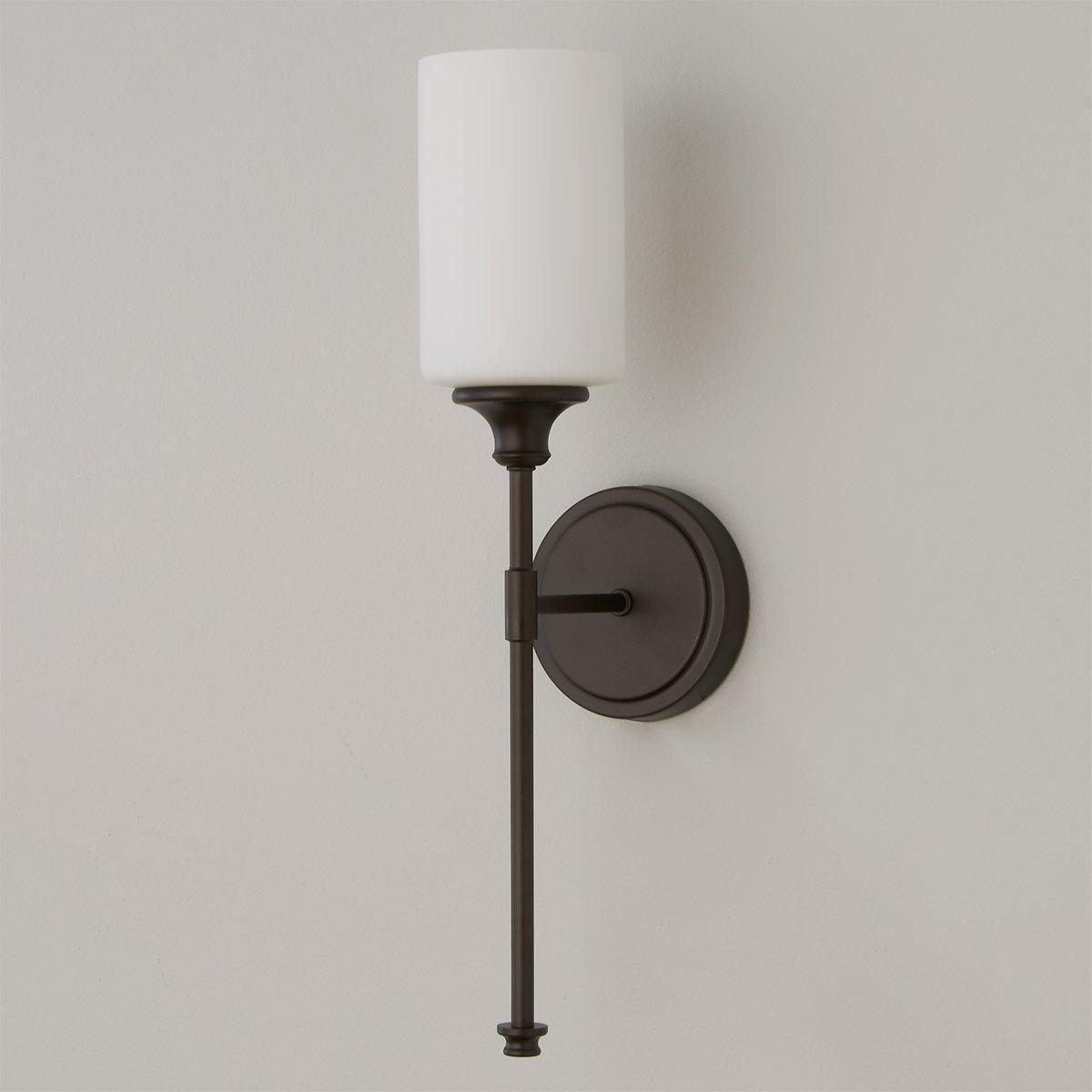 Tracie Vintage Industrial Brass Glass Wall Lamp - Letslighting