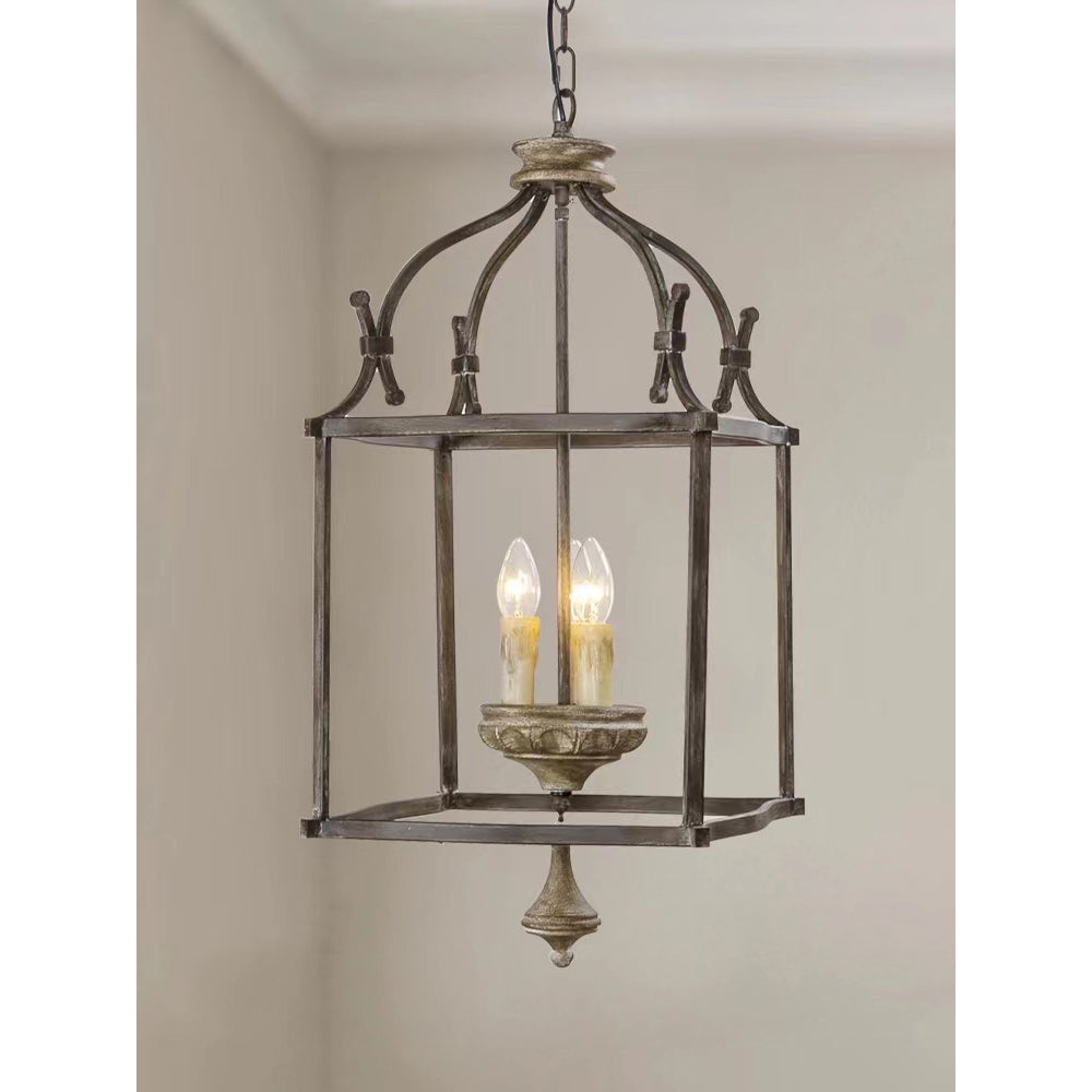 Alirora Traditional Birdcage Hand-carved wooden Chandelier - Letslighting
