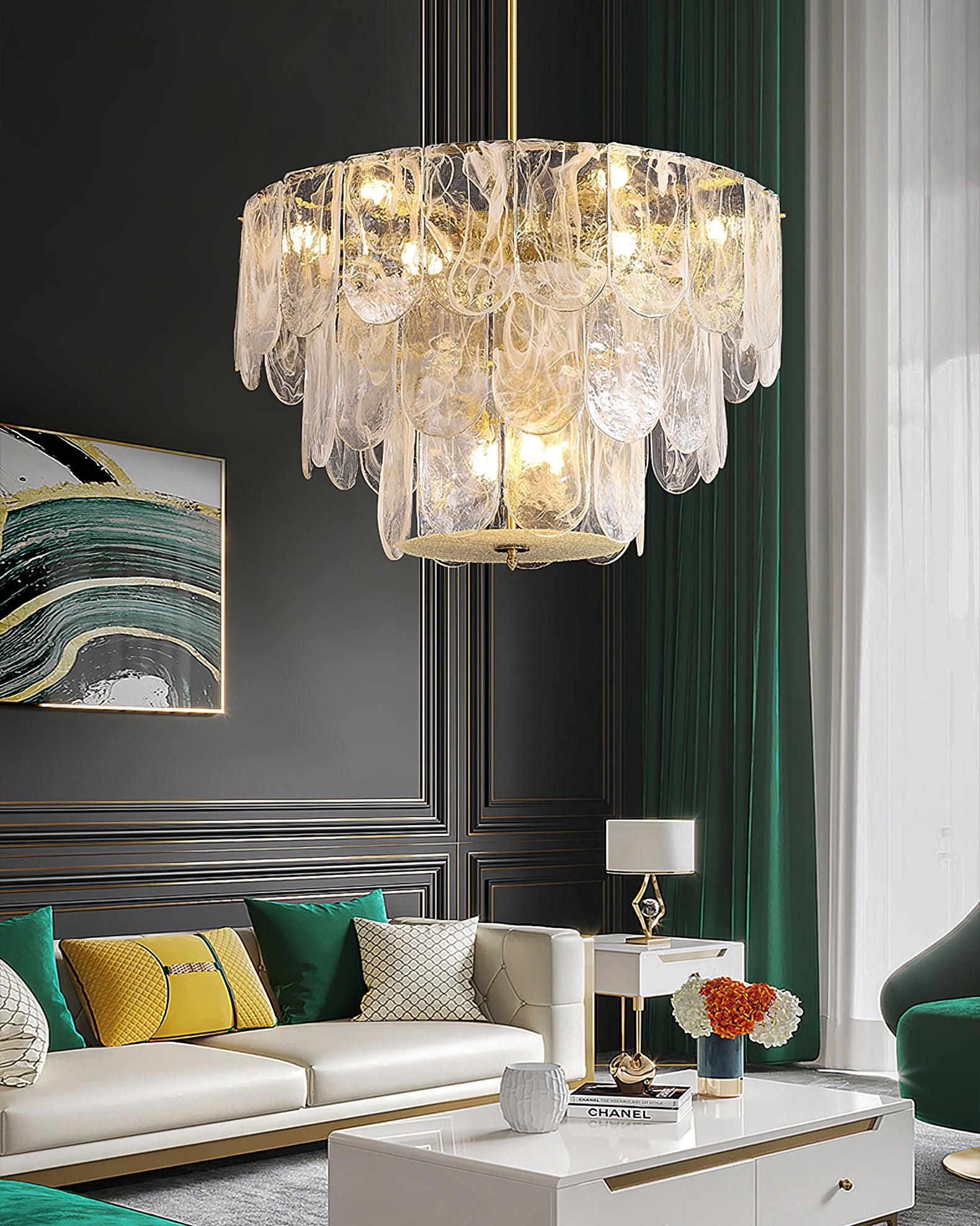 Lustra Chandelier Traditional Classic Glass - Letslighting
