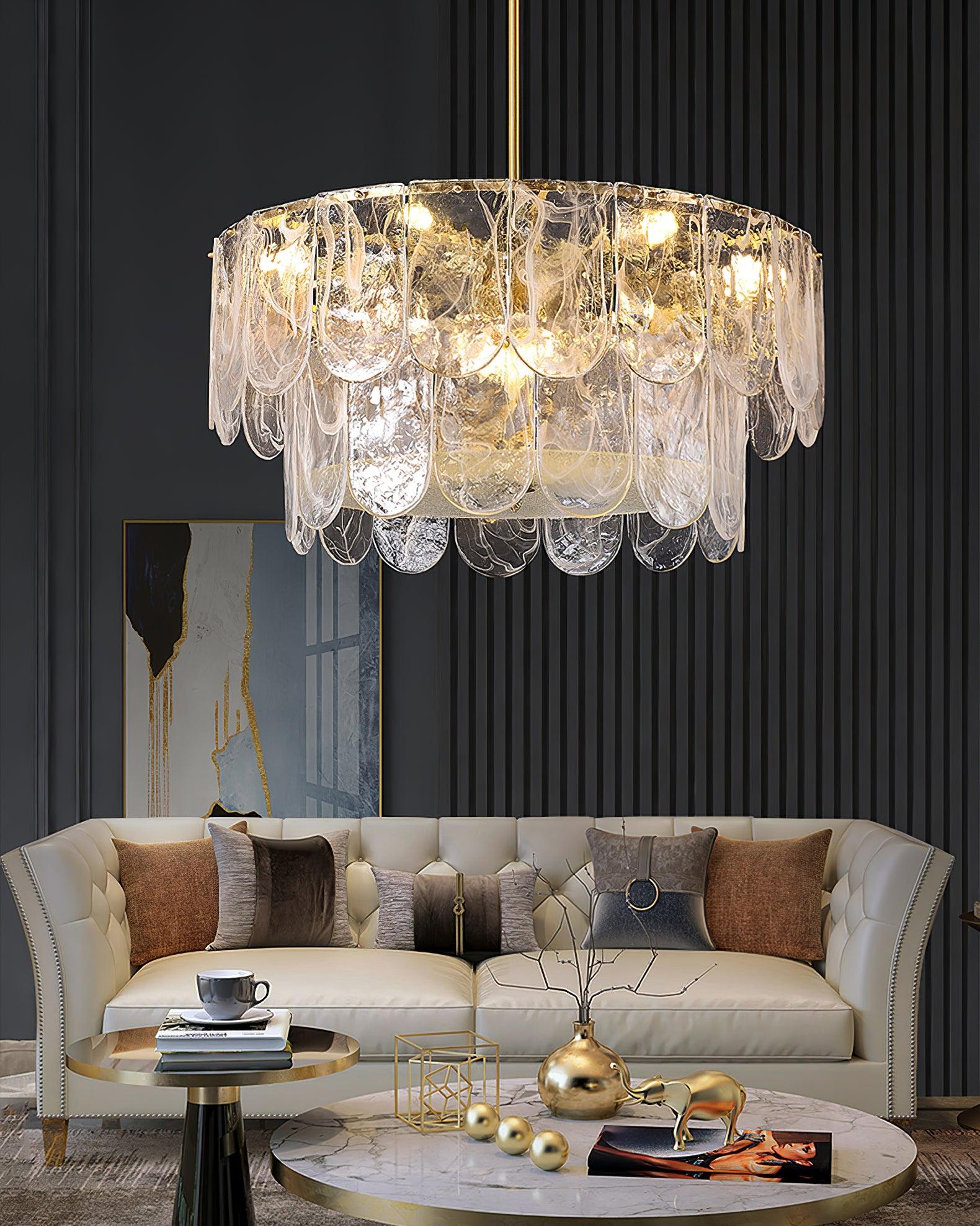 Lustra Chandelier Traditional Classic Glass - Letslighting