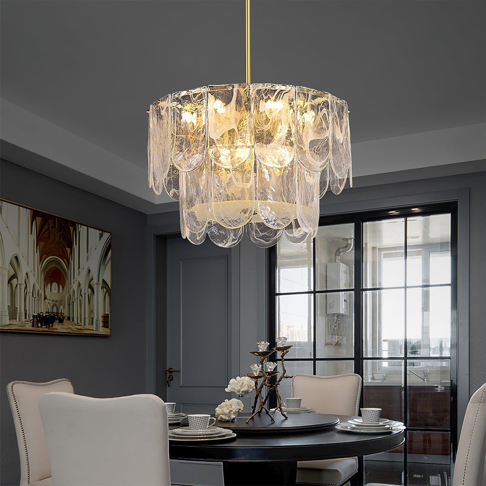 Lustra Chandelier Traditional Classic Glass - Letslighting