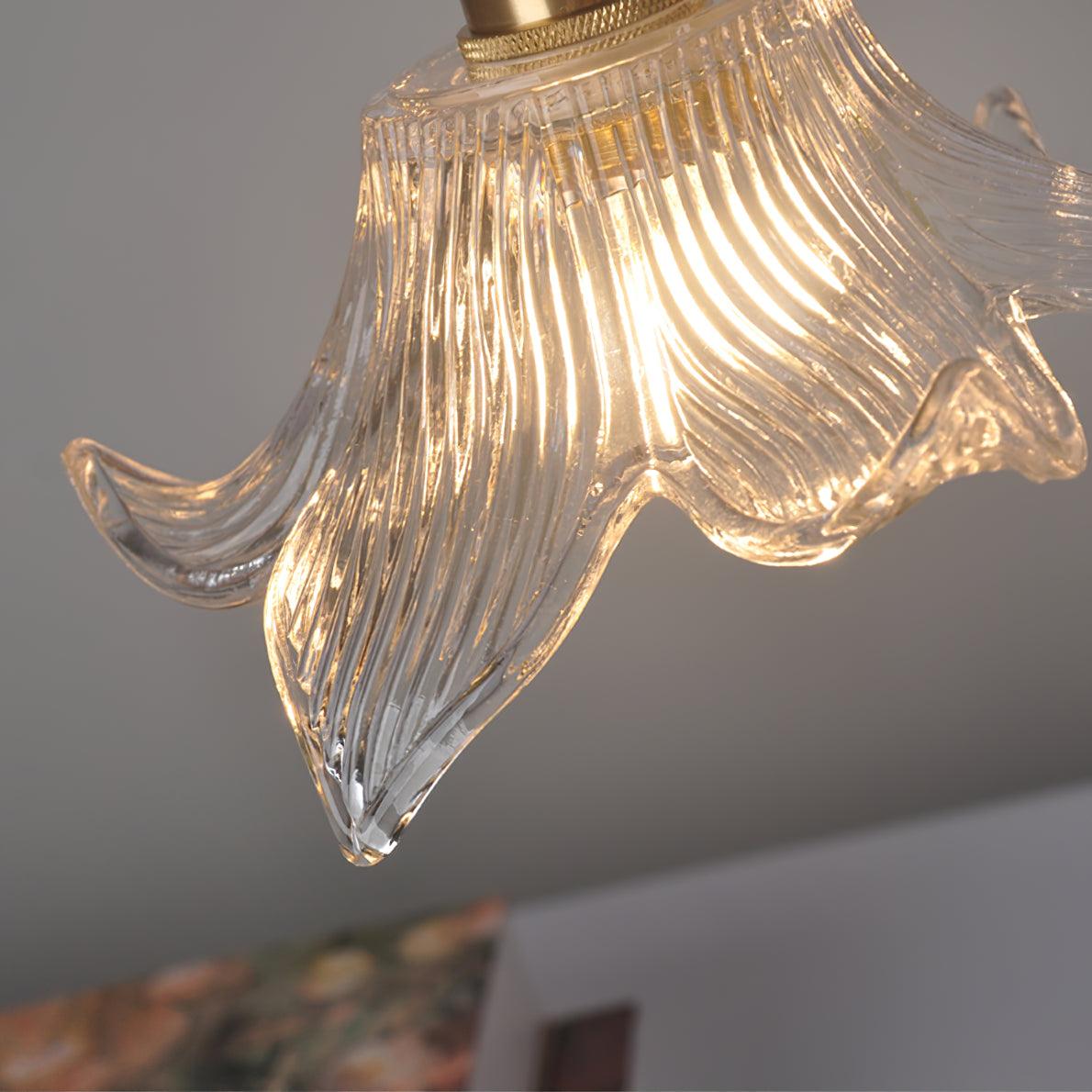 Thaliran Brass & Glass Glam Pendant Light - Letslighting